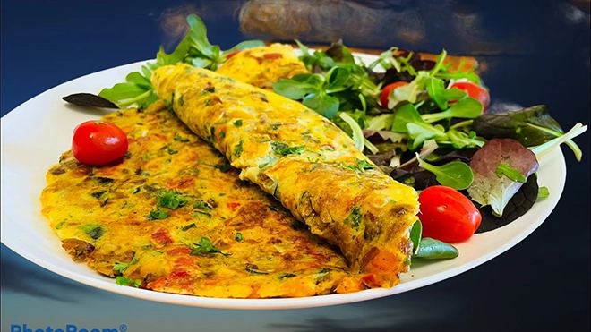 Image de la recette Omelette aux légumes