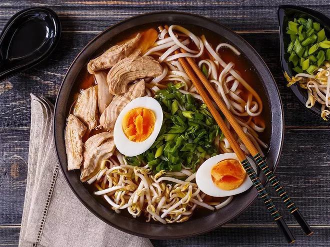 Image de la recette Ramen au poulet